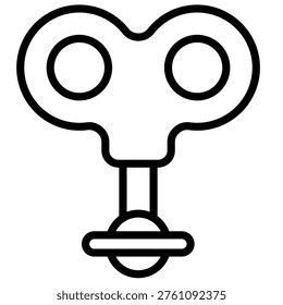 Wind Up Icon Element For Design