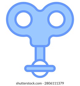 Wind Up Icon Element For Design