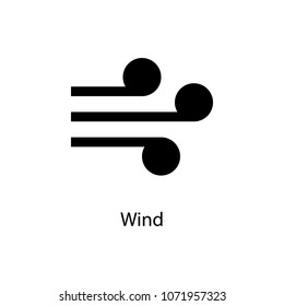 wind icon. Element of minimalistic icon for mobile concept and web apps. Signs and symbols collection icon for websites, web design, mobile app on white background