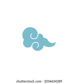 Wind icon logo design template vector illustration
