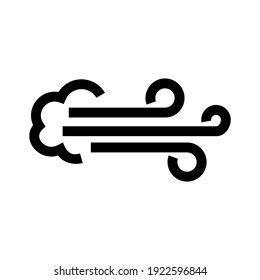wind icon or logo isolated sign symbol vector illustration - high quality black style vector icons
