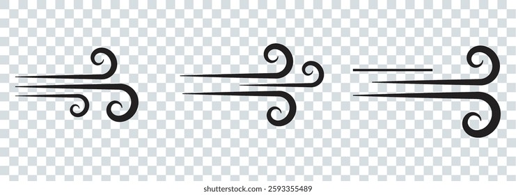 wind icon or logo isolated sign symbol vector illustration - high quality black style vector icons 