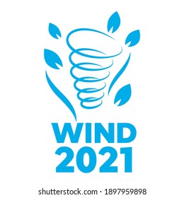 Conjunto de iconos de viento. Conjunto de vectores de iconos de aire