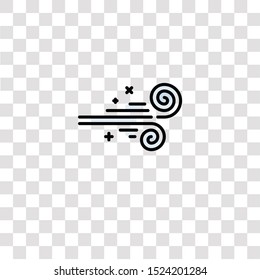 wind icon sign and symbol. wind color icon for website design and mobile app development. Simple Element from arctic collection for mobile concept and web apps icon.
