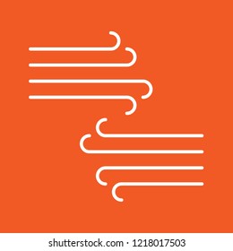 Wind icon, stock vector illustration, EPS10.