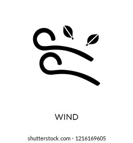 Wind icon. Wind symbol design from Weather collection. Simple element vector illustration on white background.