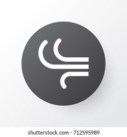 Wind Icon Symbol. Premium Quality Isolated Breeze Element In Trendy Style.