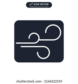 wind icon symbol template for graphic and web design collection logo vector illustration
