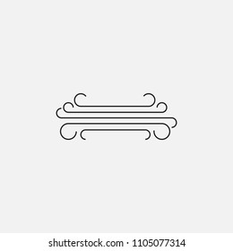 wind icon template design