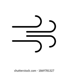 Wind icon trendy design template