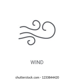 Wind icon. Trendy Wind logo concept on white background from Weather collection. Suitable for use on web apps, mobile apps and print media.
