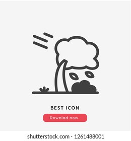 wind icon vector