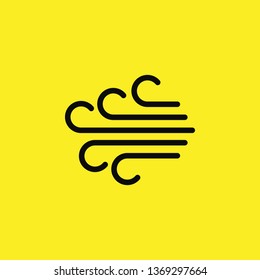 wind icon vector