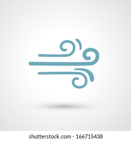 wind icon vector