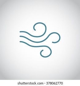 wind icon vector