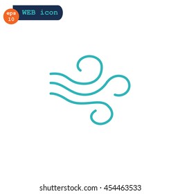  Wind icon Vector. 