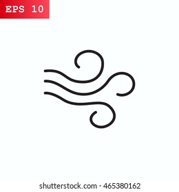  Wind icon Vector. 