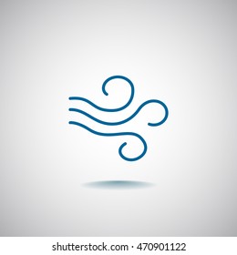  Wind icon Vector. 