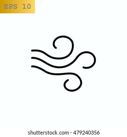  Wind icon Vector. 