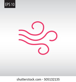  Wind icon Vector. 