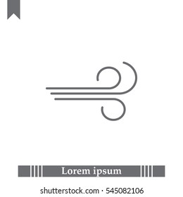 Wind icon vector