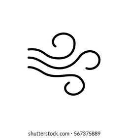  Wind icon Vector. 