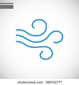  Wind icon Vector. 