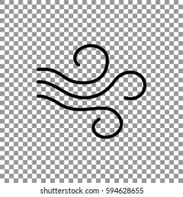  Wind icon Vector. 