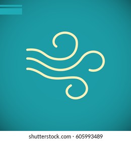  Wind icon Vector. 