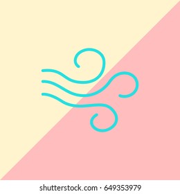  Wind icon Vector. 