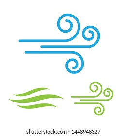Wind icon Vector. Air icons vector set