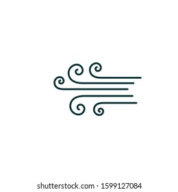 wind icon vector design element