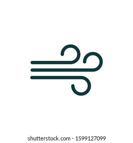 wind icon vector design element