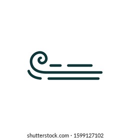 wind icon vector design element