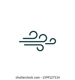 wind icon vector design element