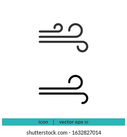 wind icon vector design element eps10