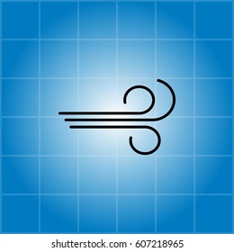Wind icon vector. vector illustration