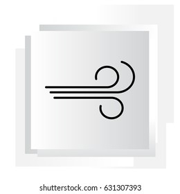 Wind icon vector. vector illustration