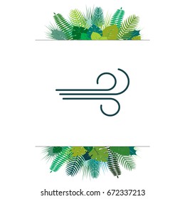 Wind icon vector. vector illustration