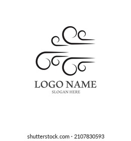 Wind icon vector illustration design template