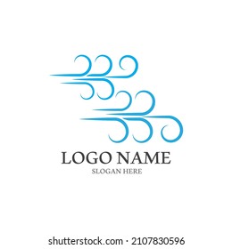 Wind icon vector illustration design template