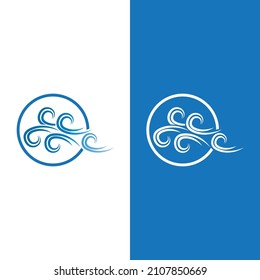 Wind icon vector illustration design template