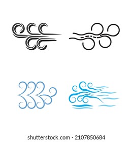 Wind icon vector illustration design template