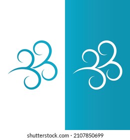Wind icon vector illustration design template