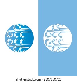 Wind icon vector illustration design template