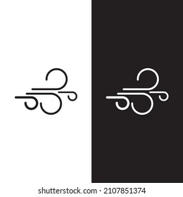 Wind icon vector illustration design template