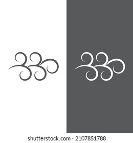 Wind icon vector illustration design template