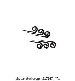Wind icon vector illustration design template