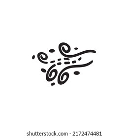 Wind icon vector illustration design template