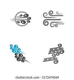 Wind icon vector illustration design template